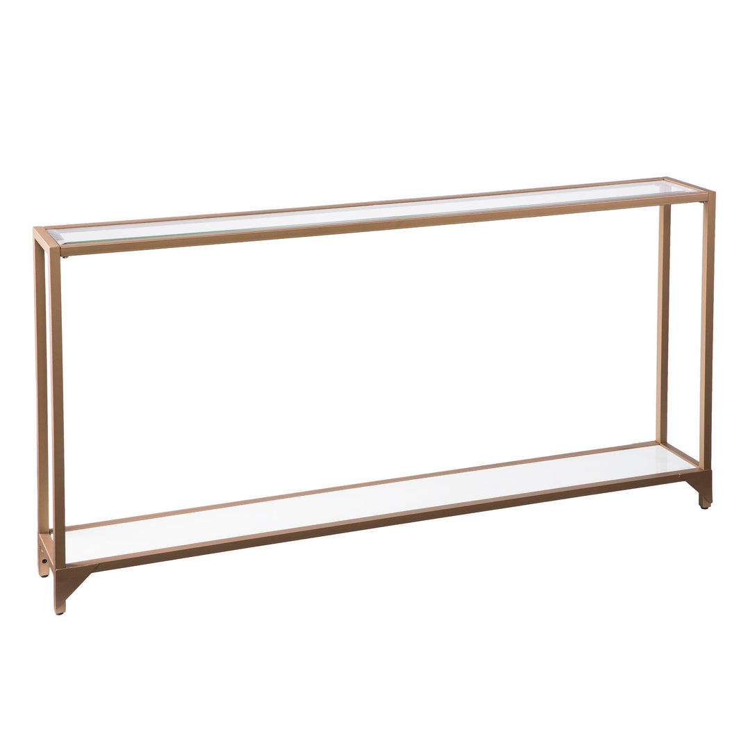 SwayLiving Bergen Narrow Console Table - Gold CONSOLE TABLES