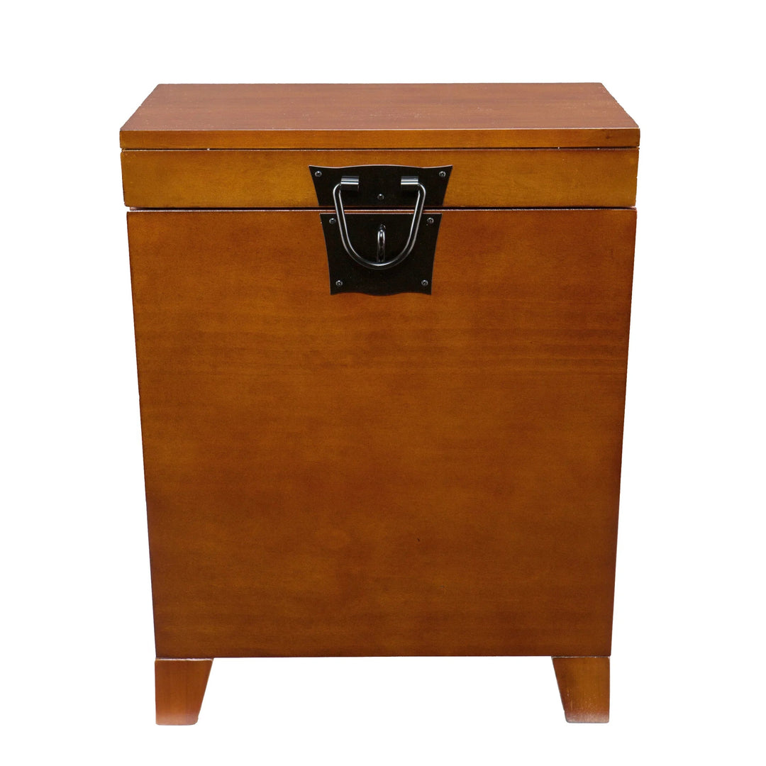 SwayLiving Pyramid Lift-Top Trunk End Table – Mission Oak ACCENT TABLES