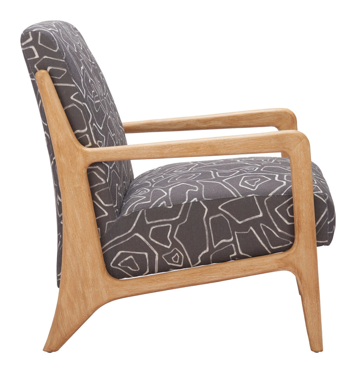 SwayLiving Runa Accent Chair Gray & Natural ACCENT + LOUNGE CHAIRS