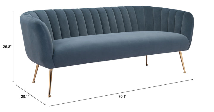 SwayLiving Deco Sofa Gray SOFAS + SECTIONALS