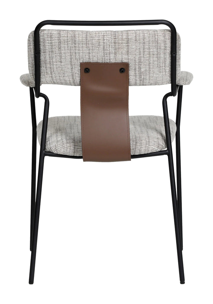 SwayLiving Couva Dining Chair (Set of 2) Gray Tweed DINING CHAIRS