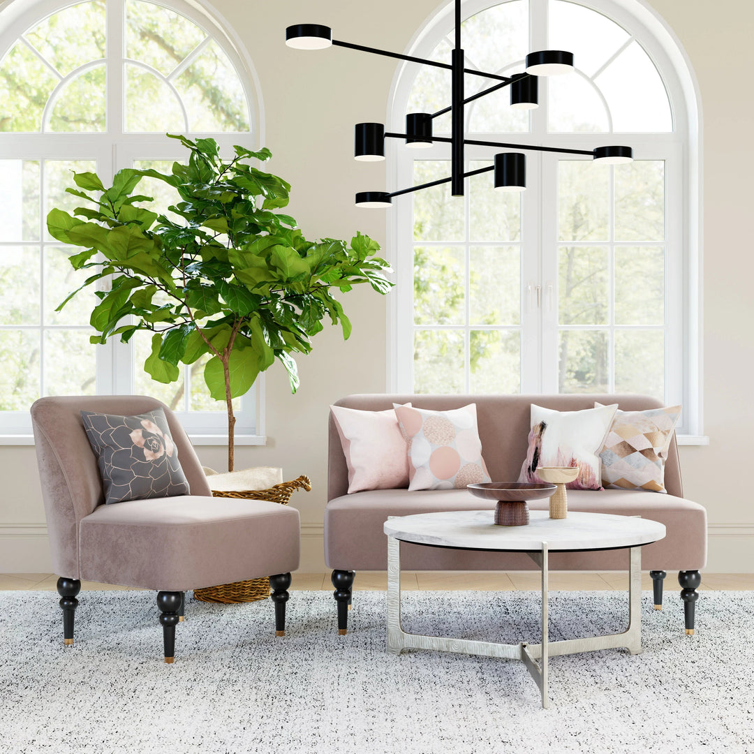 SwayLiving Bintulu Accent Chair Taupe ACCENT + LOUNGE CHAIRS