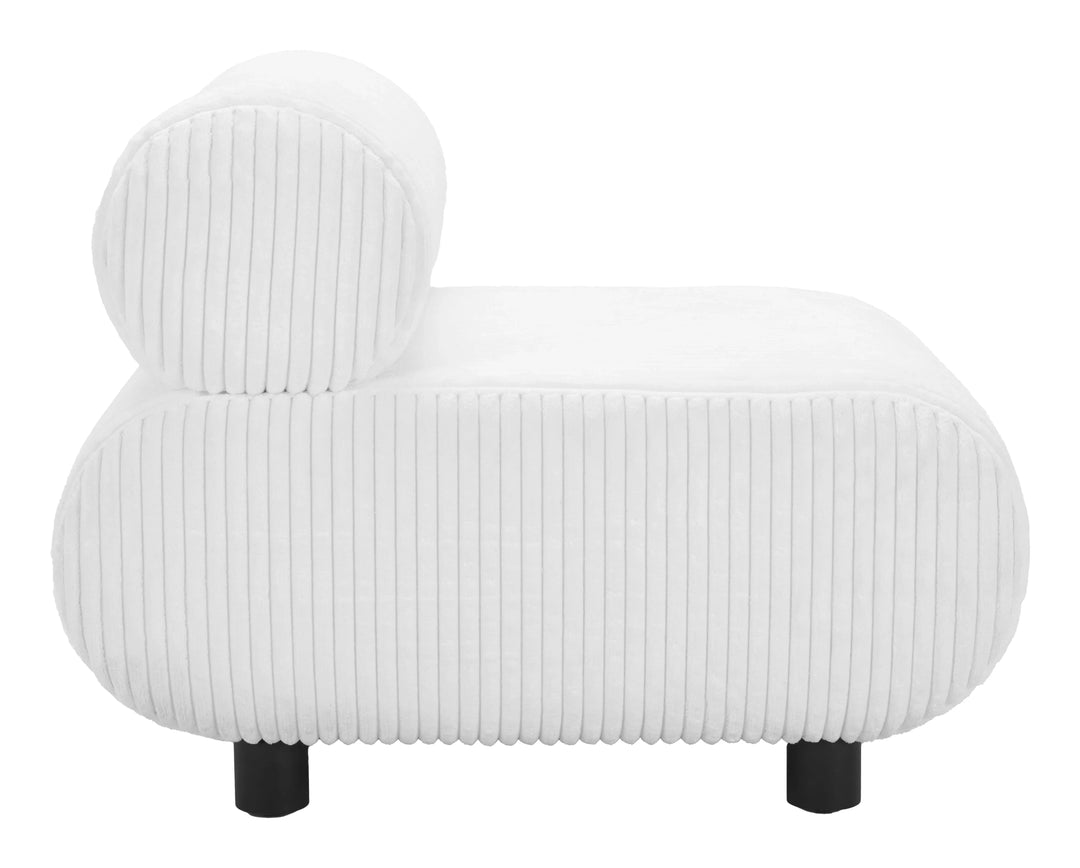 SwayLiving Rahat Accent Chair White ACCENT + LOUNGE CHAIRS