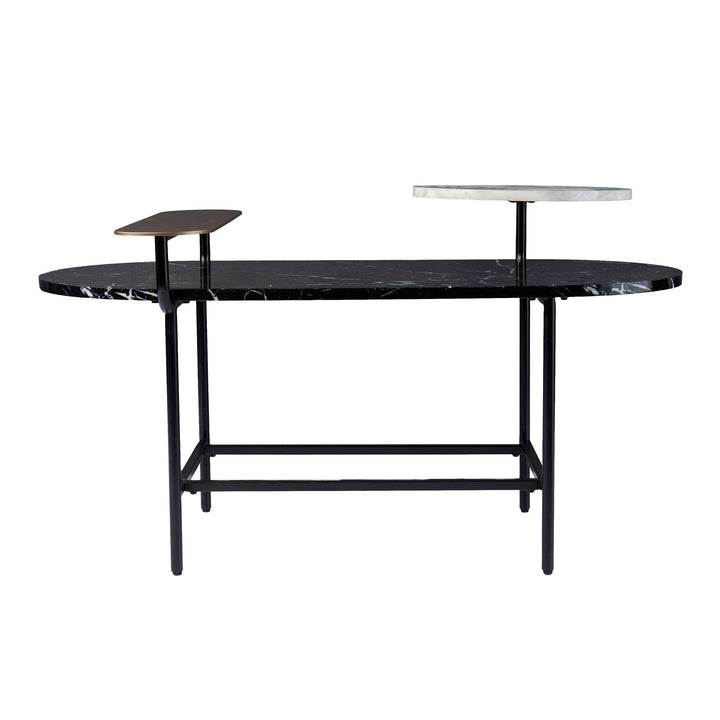 SwayLiving Arcklid Faux Marble Cocktail Table w/ Storage COFFEE TABLES