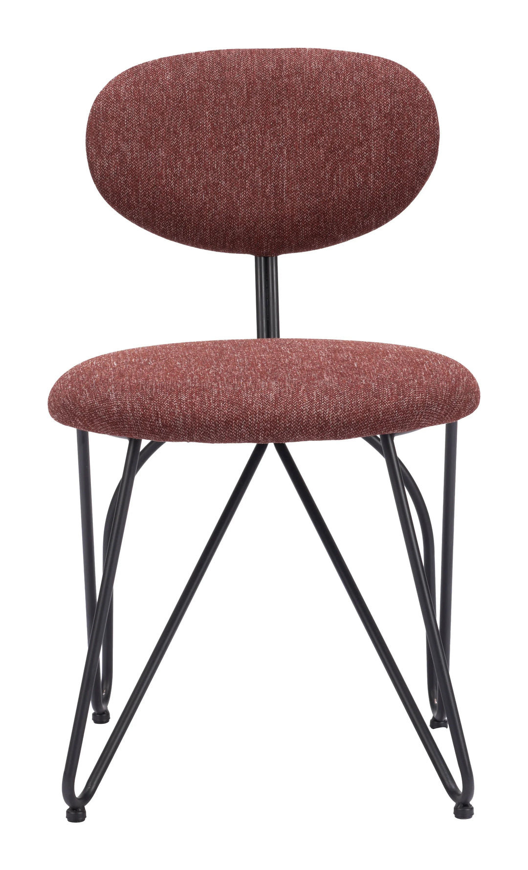 SwayLiving Novi Dining Chair (Set of 2) Maroon Brown DINING CHAIRS
