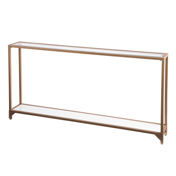 SwayLiving Bergen Narrow Console Table - Gold CONSOLE TABLES