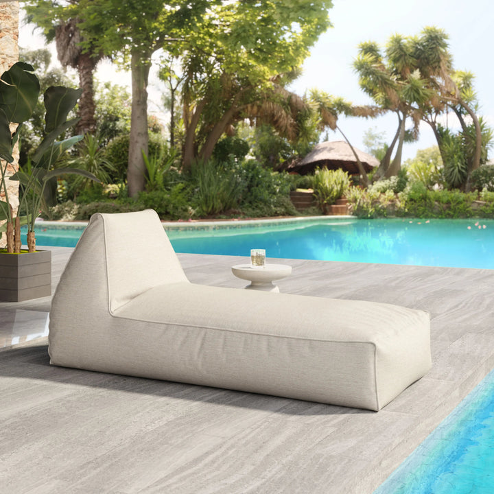 SwayLiving Kalm Lounge Chair Beige OUTDOOR CHAISE LOUNGES