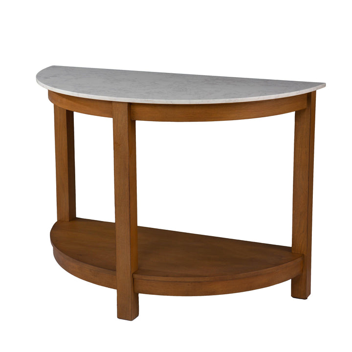 SwayLiving Chandlen Demilune Console Table CONSOLE TABLES