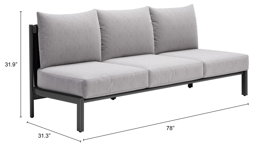 SwayLiving Horizon Sofa Gray OUTDOOR SOFAS + SECTIONALS