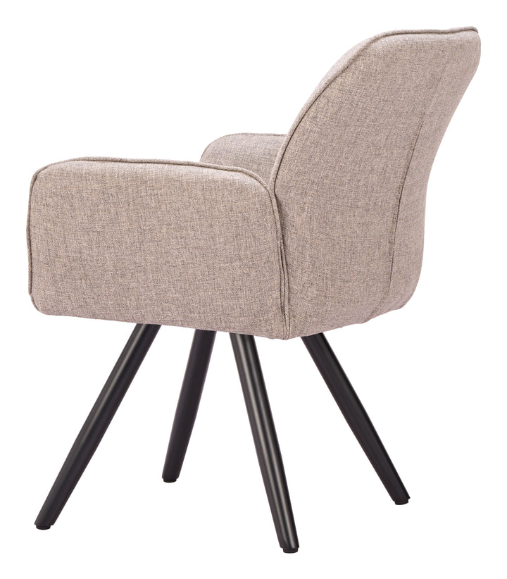 Sieve Swivel Dining Chair (Set of 2) Beige