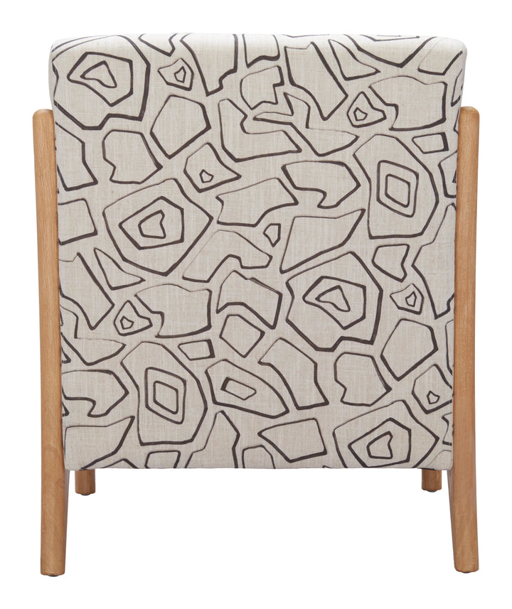 SwayLiving Runa Accent Chair Beige & Natural ACCENT + LOUNGE CHAIRS