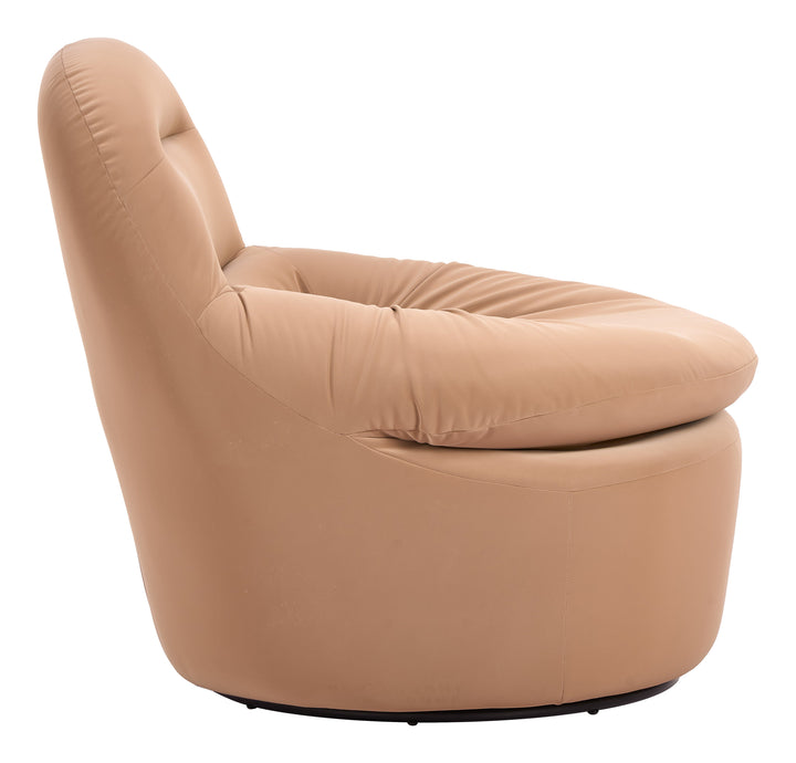 Reva Swivel Chair Tan