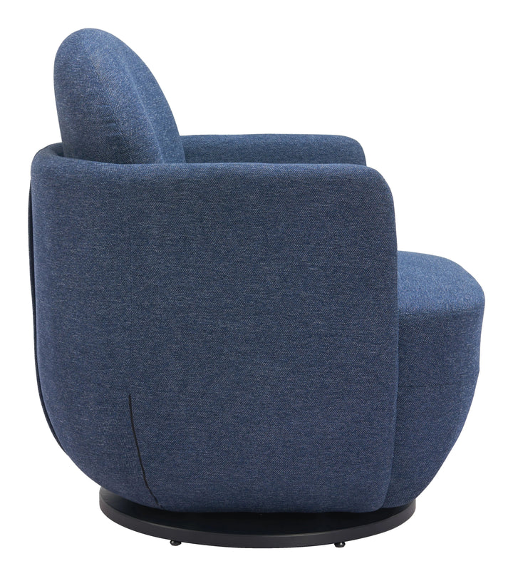 SwayLiving Bant Swivel Chair Blue ACCENT + LOUNGE CHAIRS
