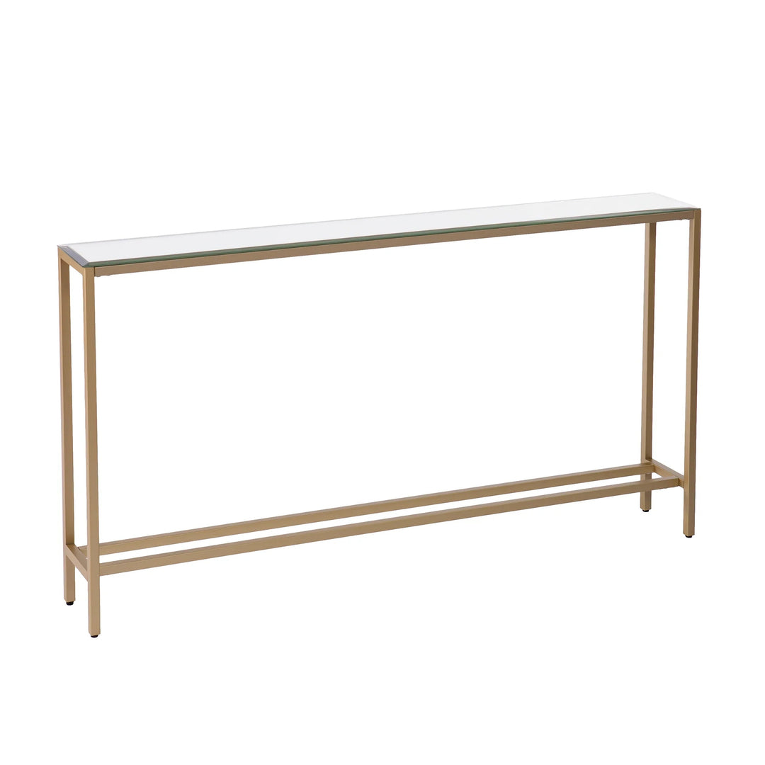 SwayLiving Darrin Long Console Table - Gold CONSOLE TABLES