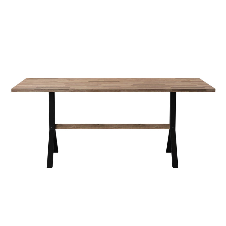 SwayLiving Standlake Slatted Outdoor Dining Table OUTDOOR DINING TABLES