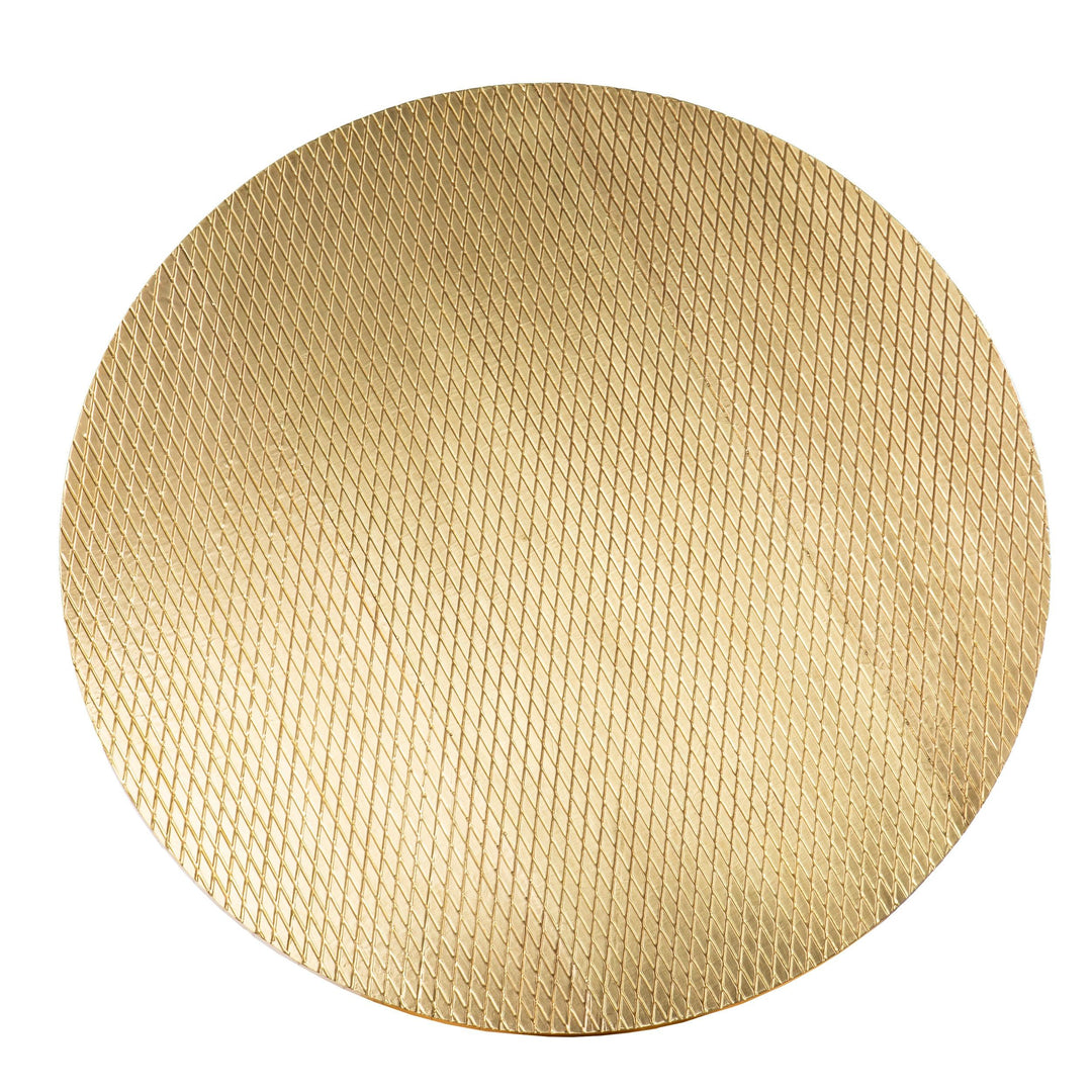 SwayLiving Judmont Round Cocktail Table w/ Embossed Top COFFEE TABLES