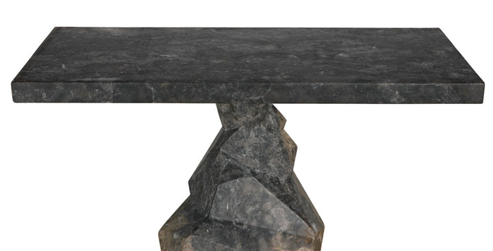 SwayLiving - Tilden Console, Black Marble - AM-319BM