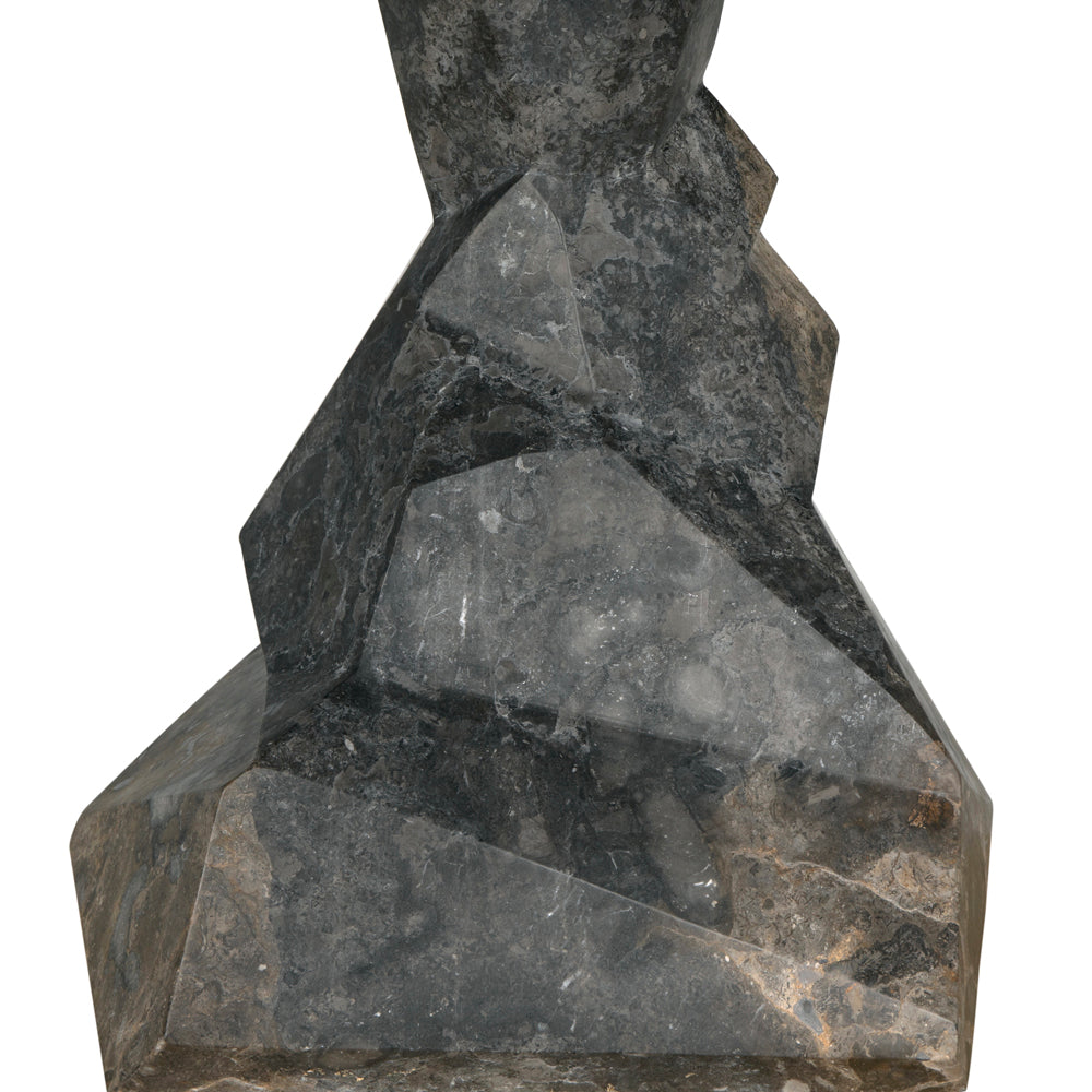 SwayLiving - Tilden Console, Black Marble - AM-319BM