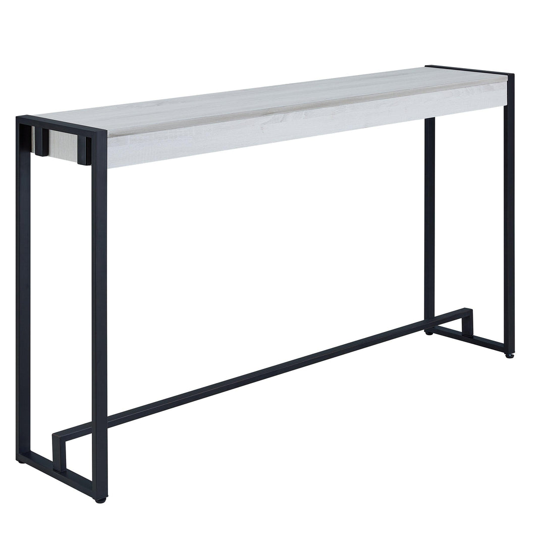 SwayLiving Holly & Martin Macen Console - Black w/ Distressed White CONSOLE TABLES