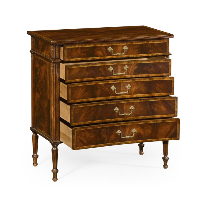SwayLiving Buckingham Mahogany Chest of Drawers SIDEBOARDS + CREDENZAS