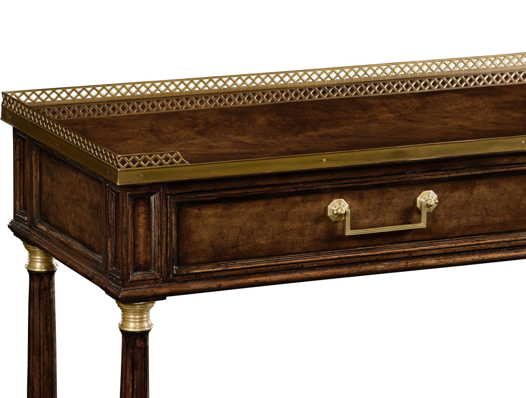 SwayLiving Brompton Mahogany Console Table CONSOLE TABLES