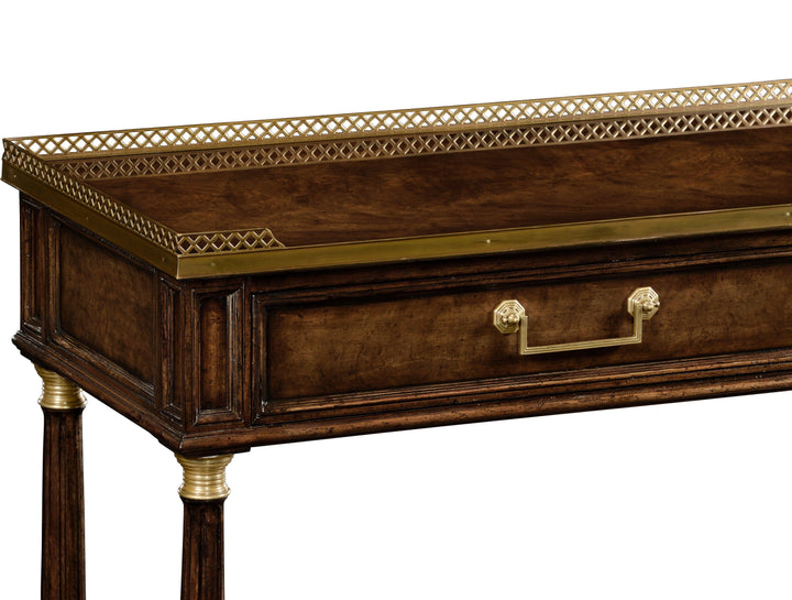 SwayLiving Brompton Mahogany Console Table CONSOLE TABLES