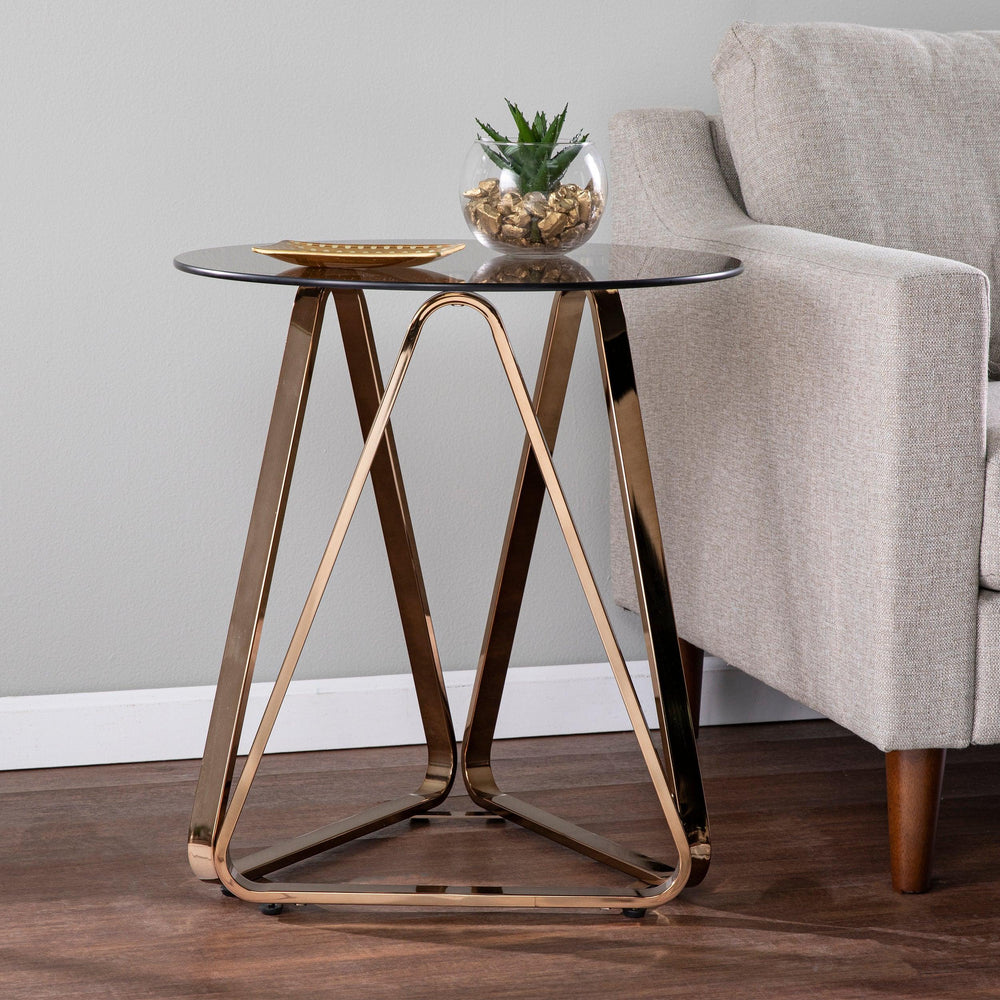 SwayLiving Stondon Round End Table ACCENT TABLES