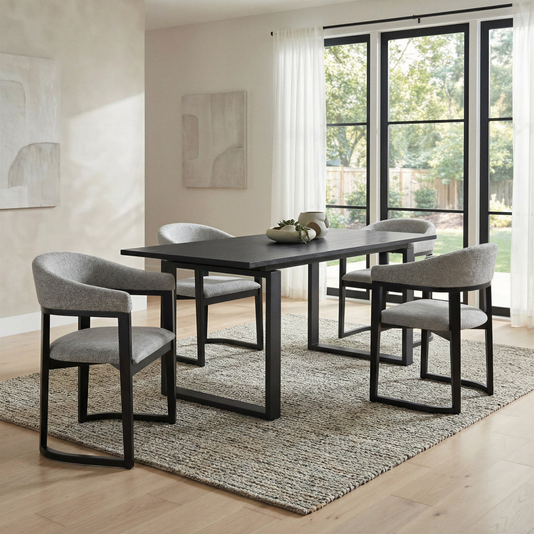 Sundar Dining Table Black