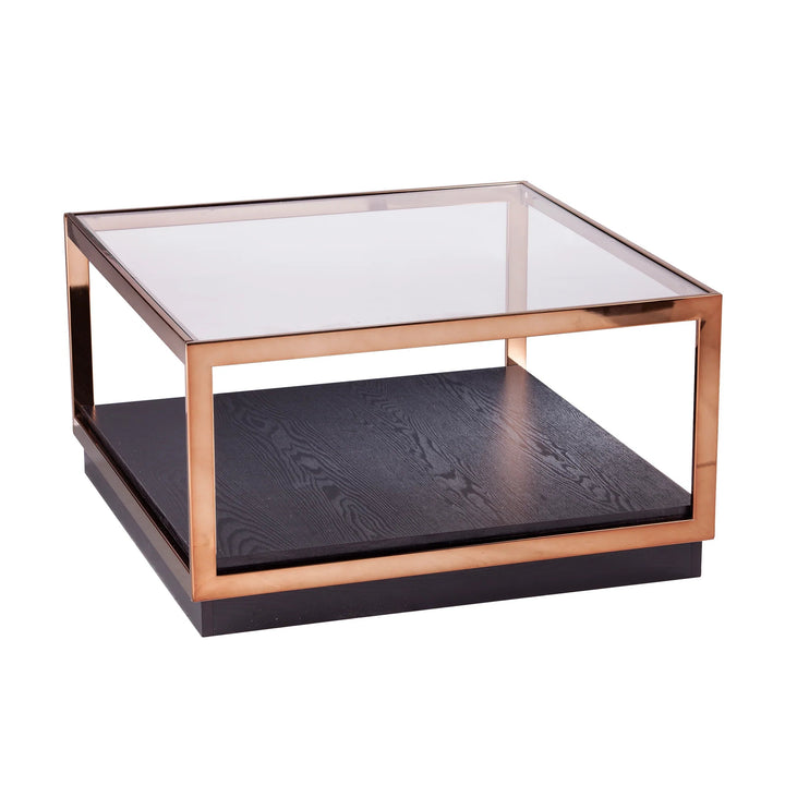 SwayLiving Lexina Glass-Top Cocktail Table COFFEE TABLES
