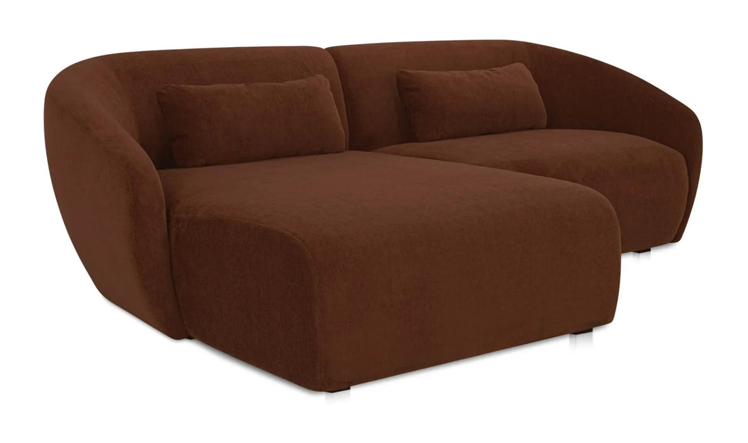 Amelia Nook Modular Left Sectional Chestnut - SwayLiving