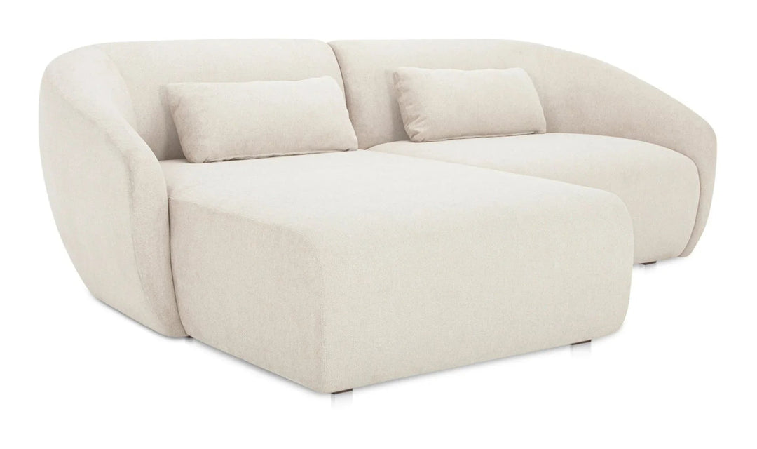 Amelia Nook Modular Left Sectional Warm White - SwayLiving