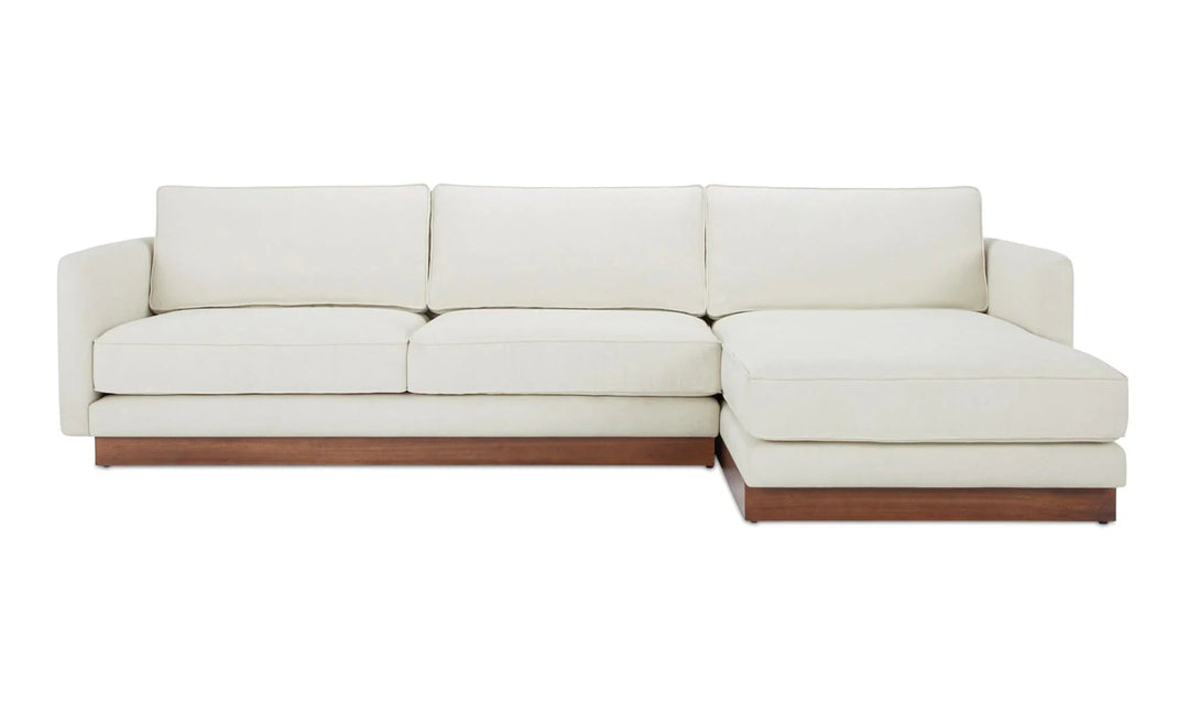 Vernon Right Sectional White - SwayLiving