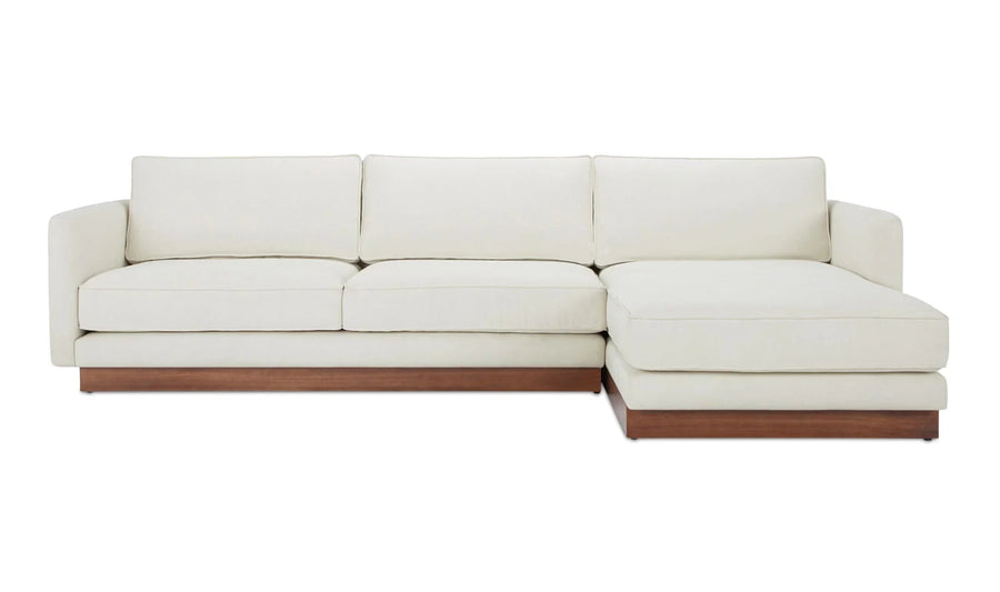 Vernon Right Sectional White - SwayLiving