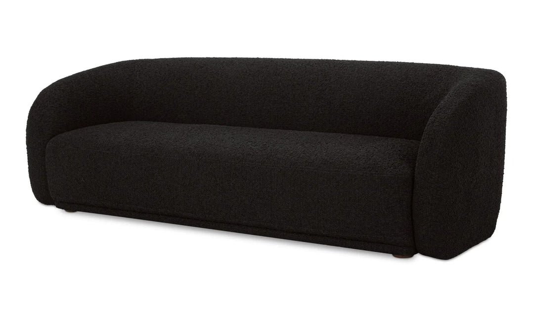 Faye Sofa Black Boucle - SwayLiving