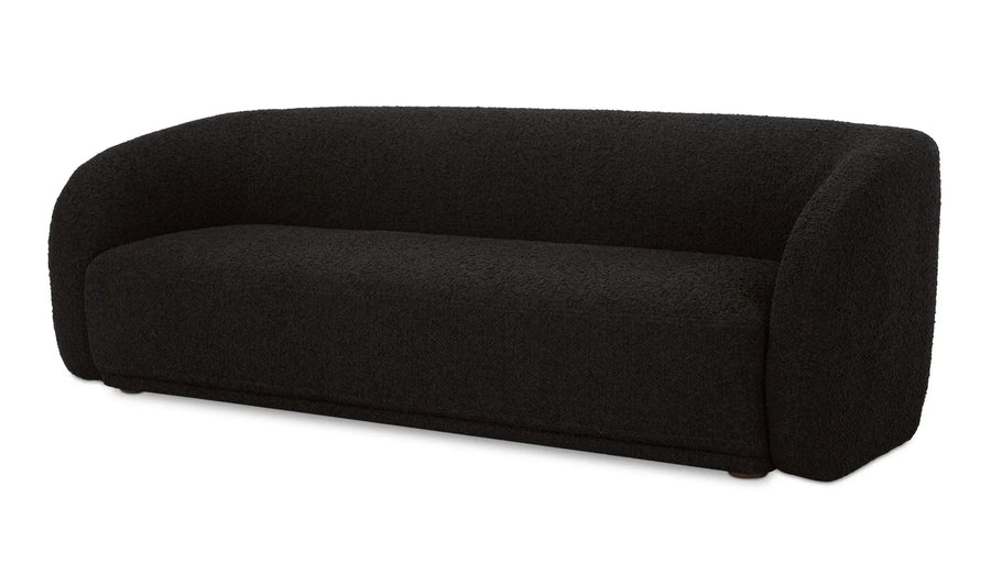 Faye Sofa Black Boucle - SwayLiving