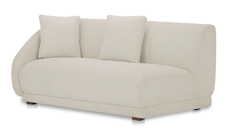 Fraser Left Arm Facing Sofa Off White - SwayLiving