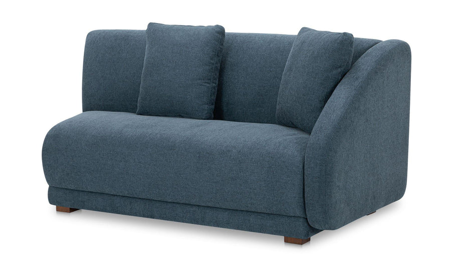 Fraser Right Arm Facing Sofa Deep Blue - SwayLiving