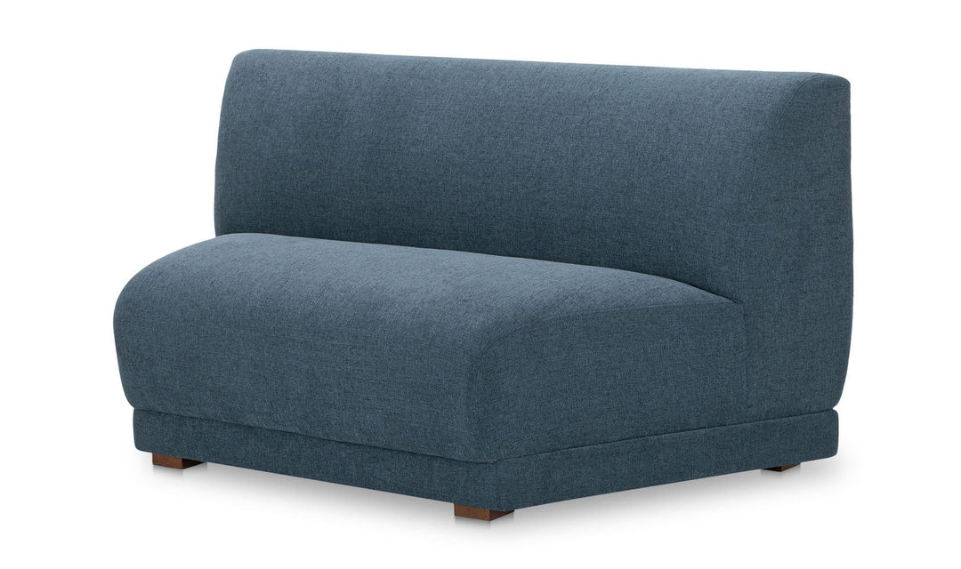 Fraser Wedge Slipper Chair Deep Blue - SwayLiving