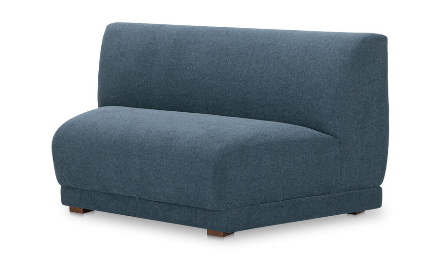 Fraser Wedge Slipper Chair Deep Blue - SwayLiving