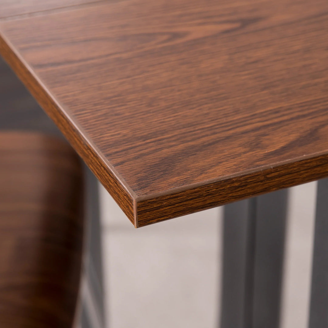 SwayLiving Holly & Martin Driness Drop Leaf Table - Tobacco w/ Gray DINING TABLES