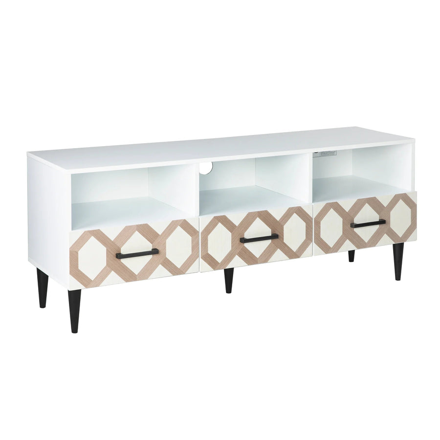 SwayLiving Eltisley TV Stand with Storage MEDIA + TV STANDS