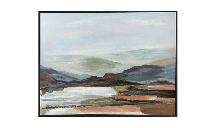 Hillside Framed Painting Multicolor - SwayLiving