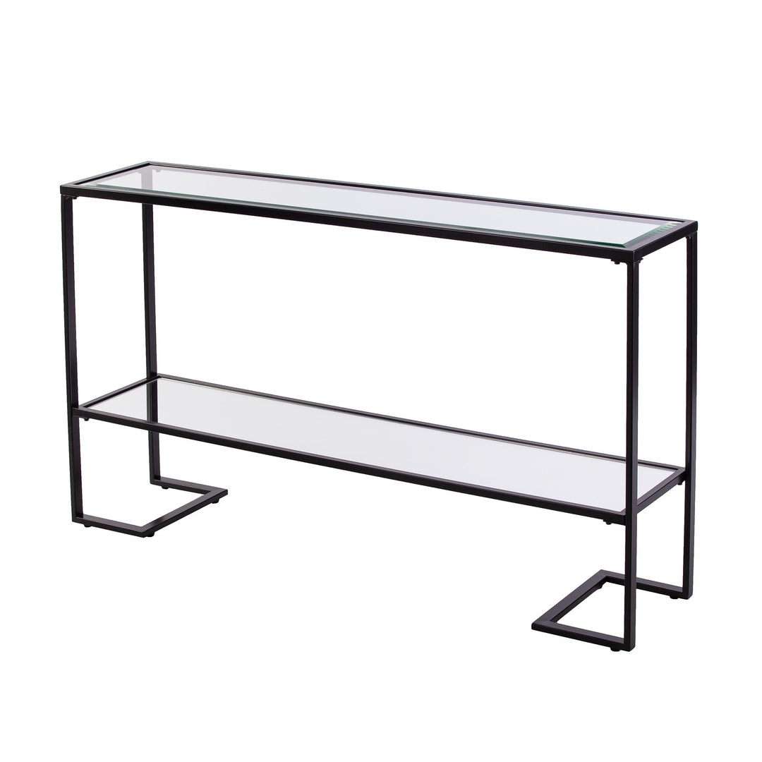 SwayLiving Horten Glam Narrow Console Table - Black CONSOLE TABLES