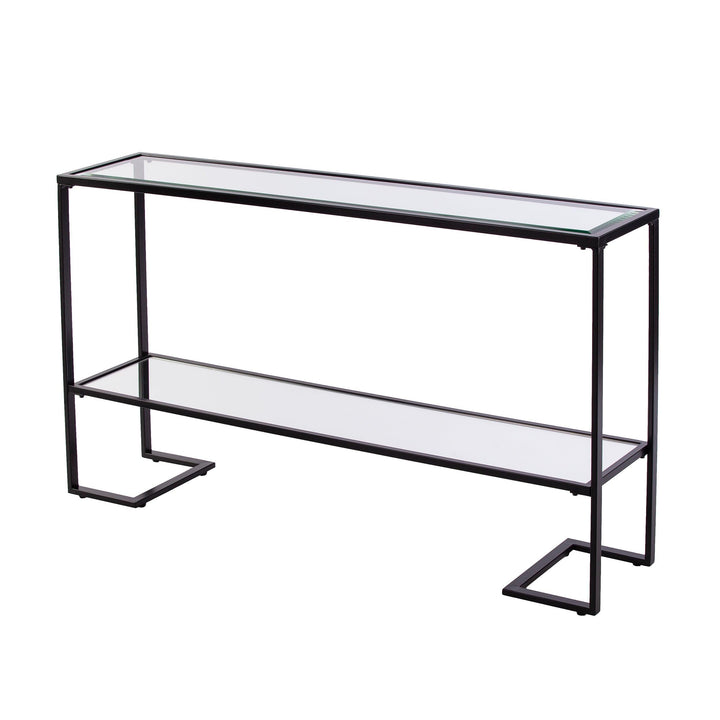 SwayLiving Horten Glam Narrow Console Table - Black CONSOLE TABLES