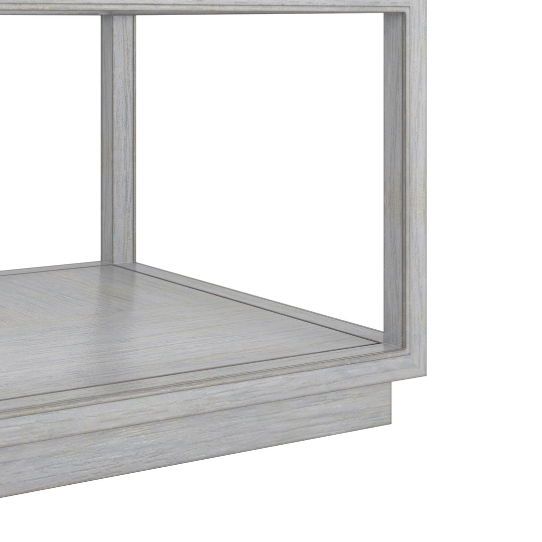 Glaze Rec Cktl Table-Vintage Blue