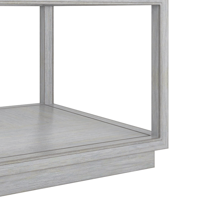 Glaze Rec Cktl Table-Vintage Blue