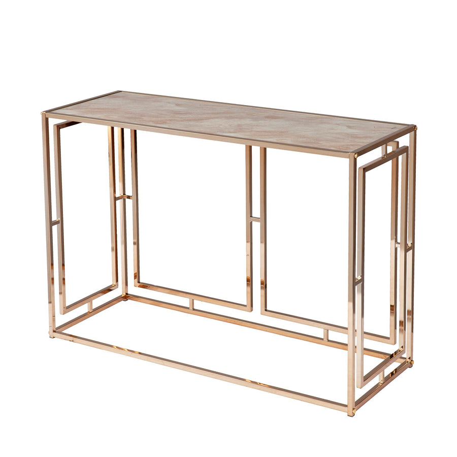 SwayLiving Simondley Faux Marble Console Table CONSOLE TABLES