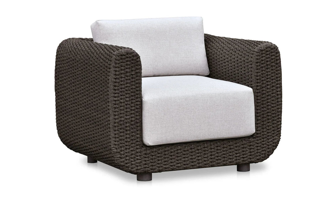 Soma Outdoor Accent Chair Dark Brown - SwayLiving