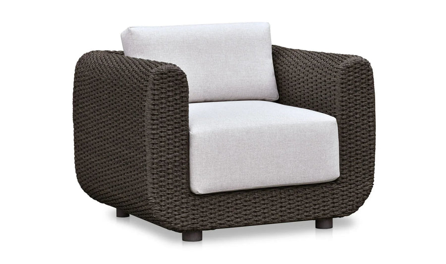 Soma Outdoor Accent Chair Dark Brown - SwayLiving