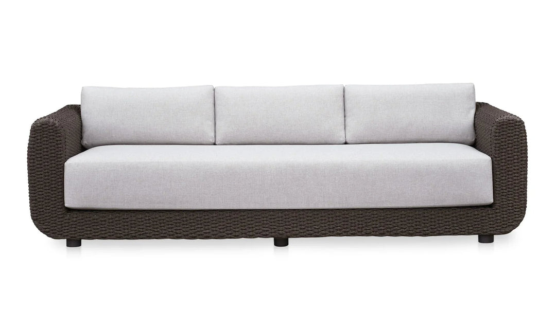 Soma Outdoor Sofa Dark Brown - SwayLiving